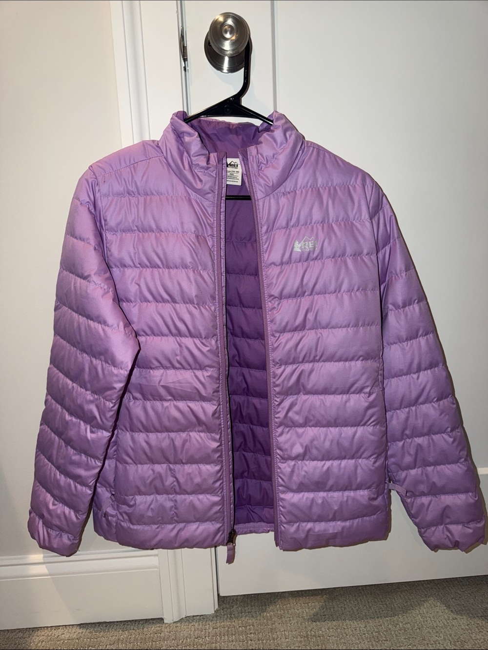 REI Kids 14-16 Lightweight Packable Puffer Jacket - Lavender